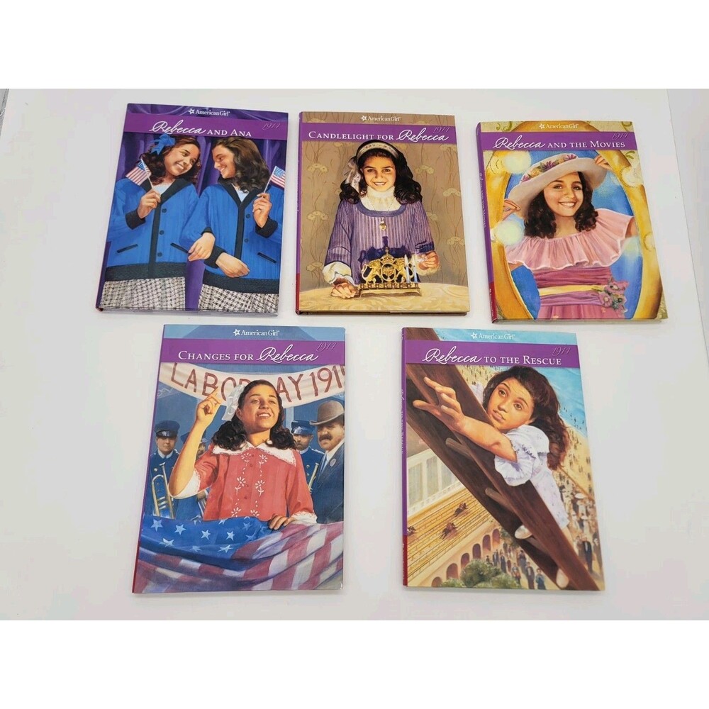 American Girl Rebecca 5 Book Box Set Missing First Book Incomplete Hard Back